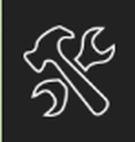 Old Home Improvement icon: a crossed hammer and wrench.